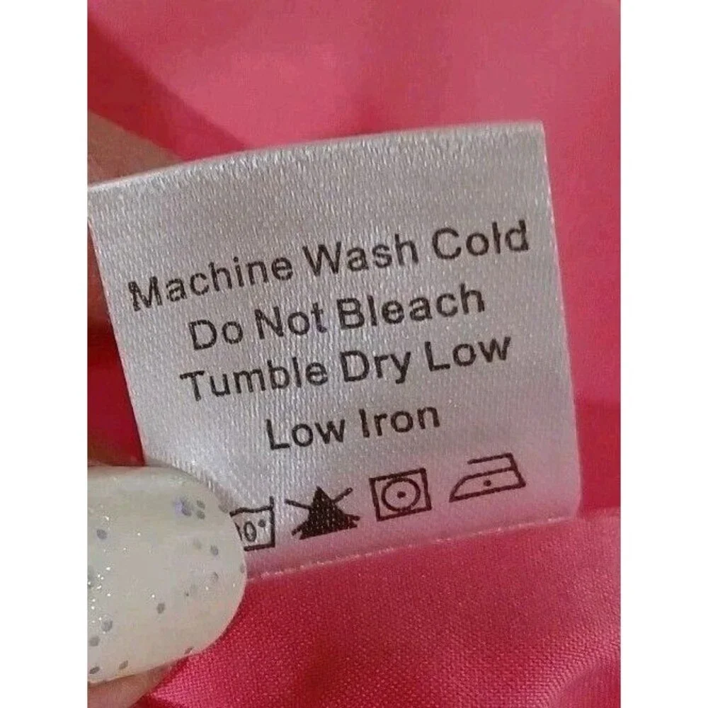 Tuckernuck Guipure Lace Blythe Sleeveless Floral Dress Pink Size L Preppy Party - Picture 10 of 10